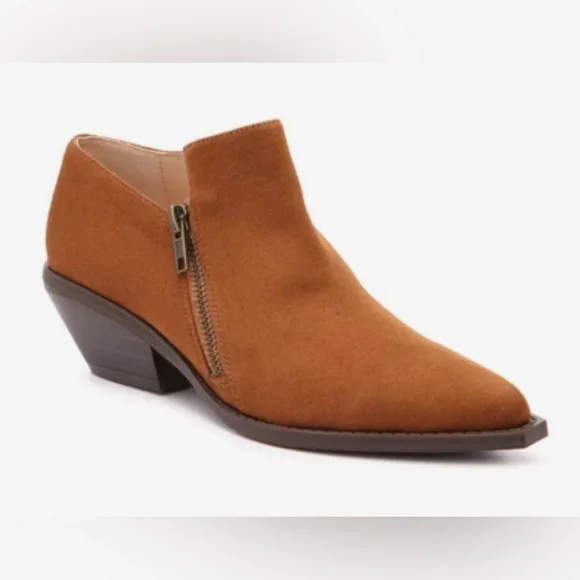 Penny Loves Kenny Microsuede Sync Ankle Boots - Picture 1 of 15